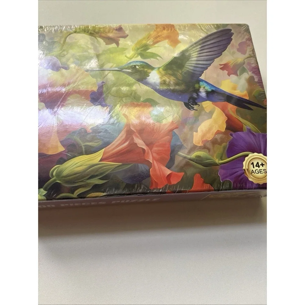 500 Piece Puzzle for Adults, Jigsaw Puzzle,Flower Hummingbird Jigsaw Puzzles